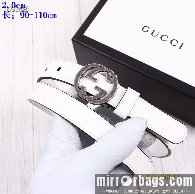 Replica Gucci belt 20mm 90-110cm 8L01