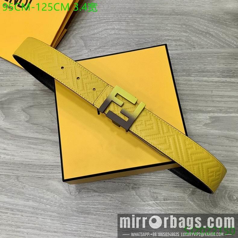 Replica Fendi Belt 34mmX95-125cm 7D01