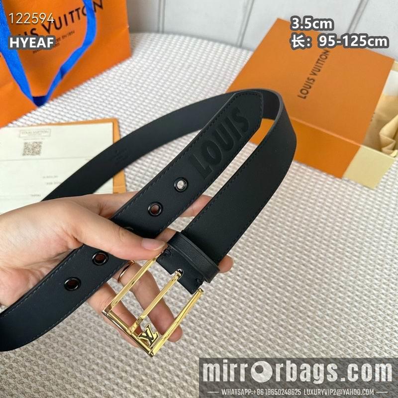 Replica LV belt 35mmX95-125cm 8L36