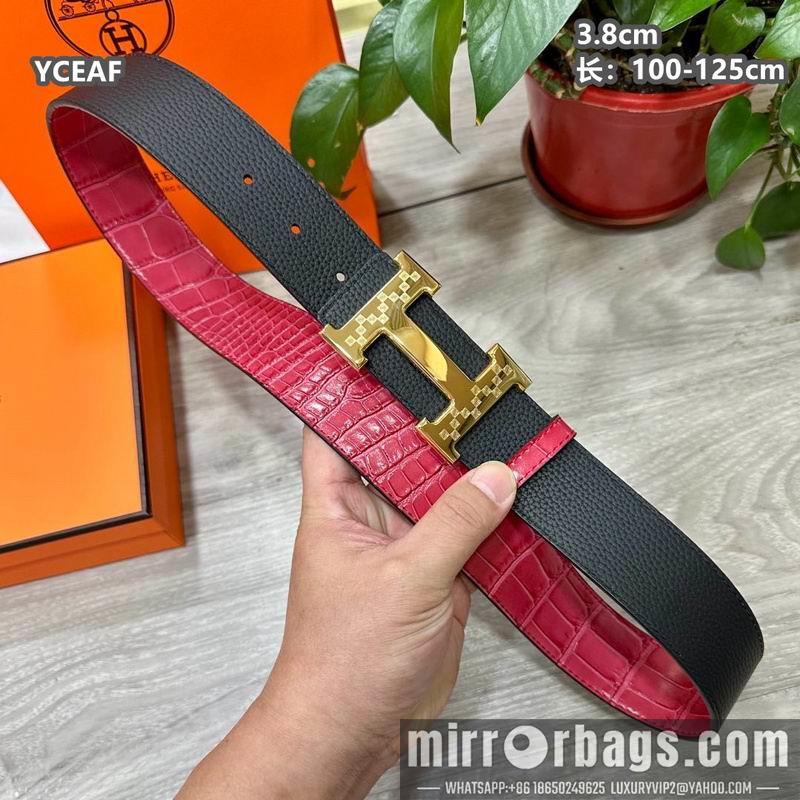 Replica Hermes belt 38mmX100-125cm 8L60