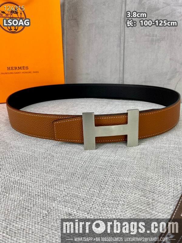 Replica Hermes belt 38mmX100-125cm 8L04