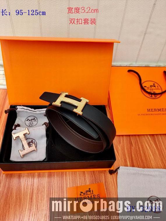 Replica Hermes Belt 32mm 双扣95-125cm 8L01
