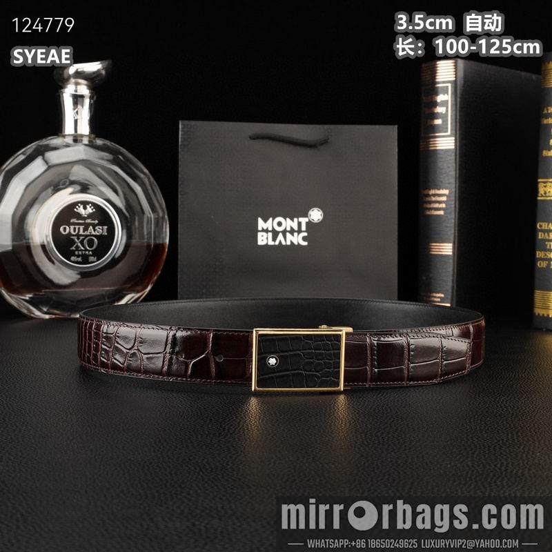 Replica Montlanc belt 35mmX100-125cm 8L35