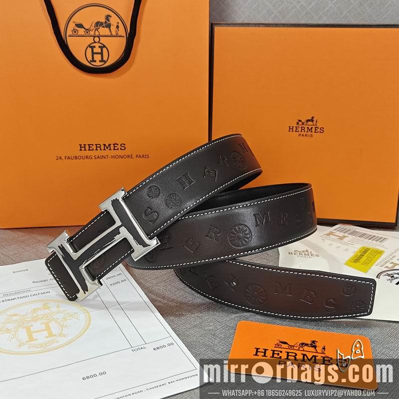 Replica Hermes belt 38mmX90-125cm lb04