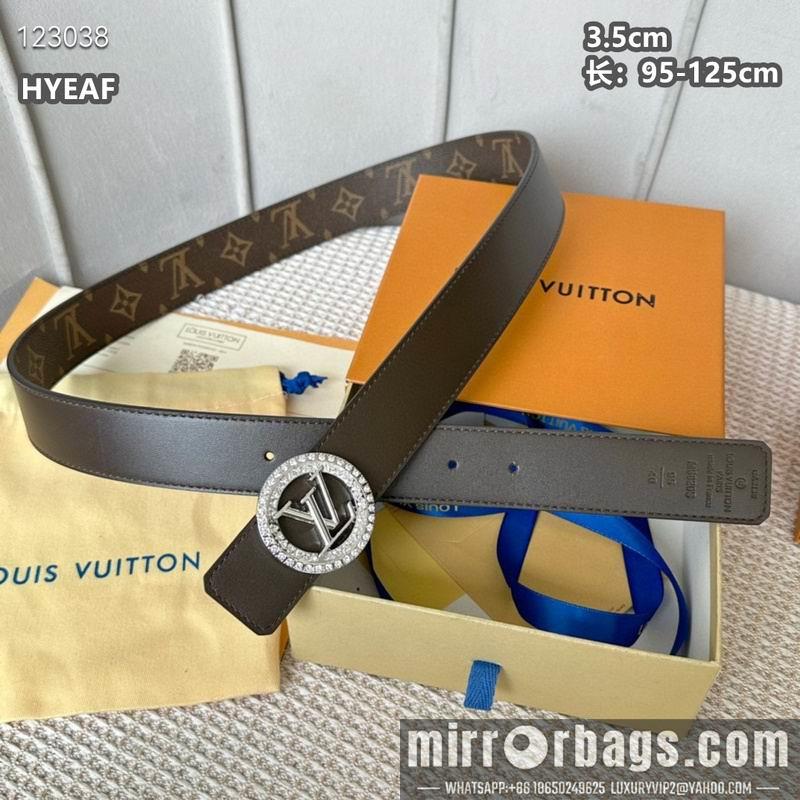 Replica LV belt 35mmX95-125cm 8L18