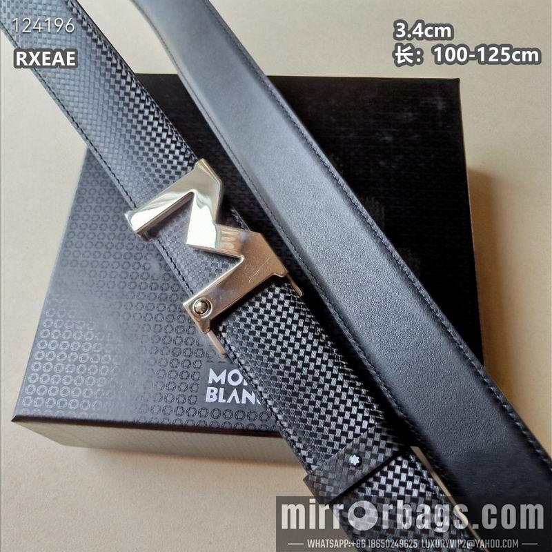 Replica Montlanc belt 34mmX100-125cm 8L15