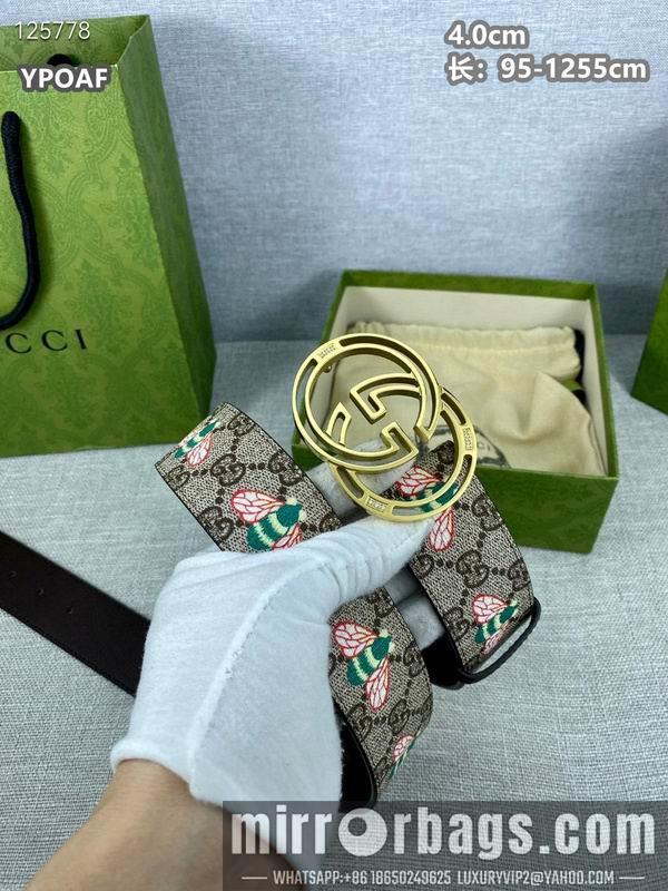 Replica Gucci belt 40mmX95-125cm 8L76