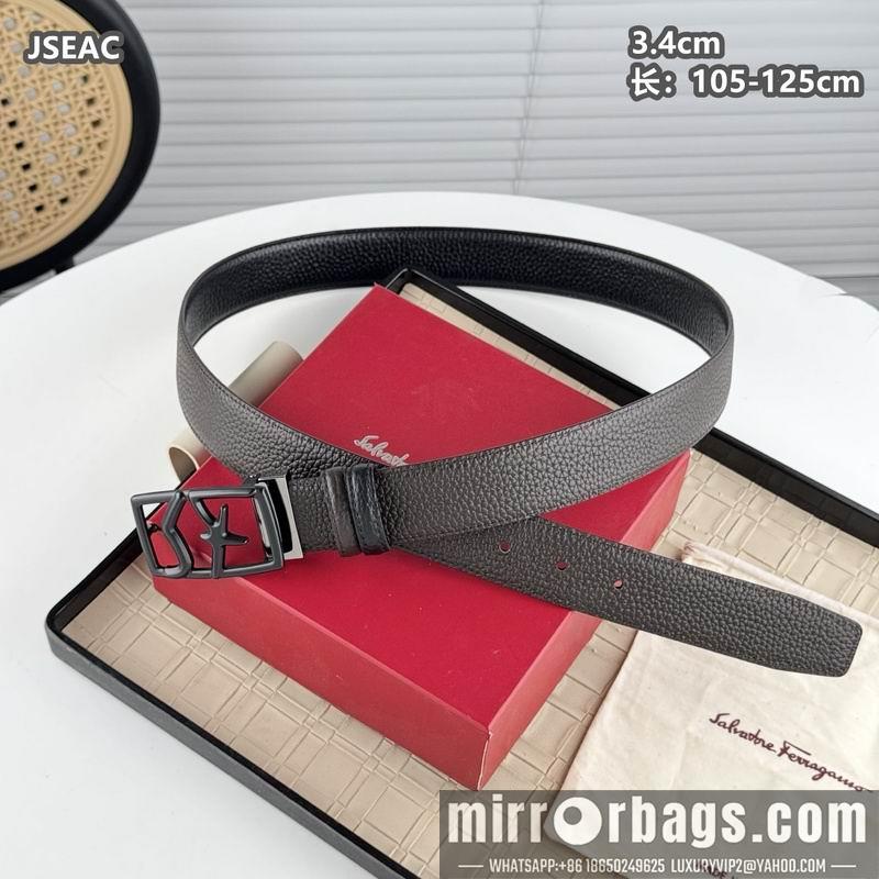 Replica Ferragamo belt 34mmX105-125cm 8L17