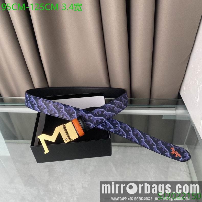 Replica Montblanc Belt 34mmX95-125CM 7D29
