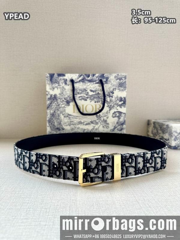 Replica Dior belt 35mmX95-125cm 8L39