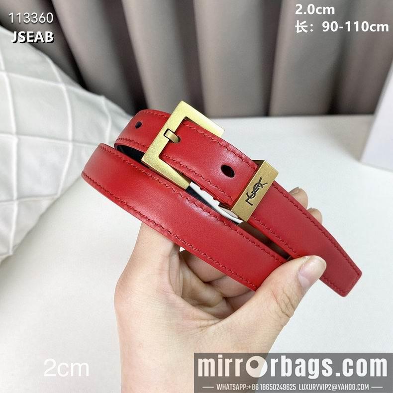 Replica YSL belt 20mmX90-115cm 8L02