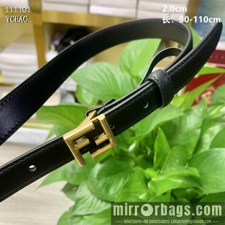 Replica Fendi Belt 20mmX90-110cm 8L01