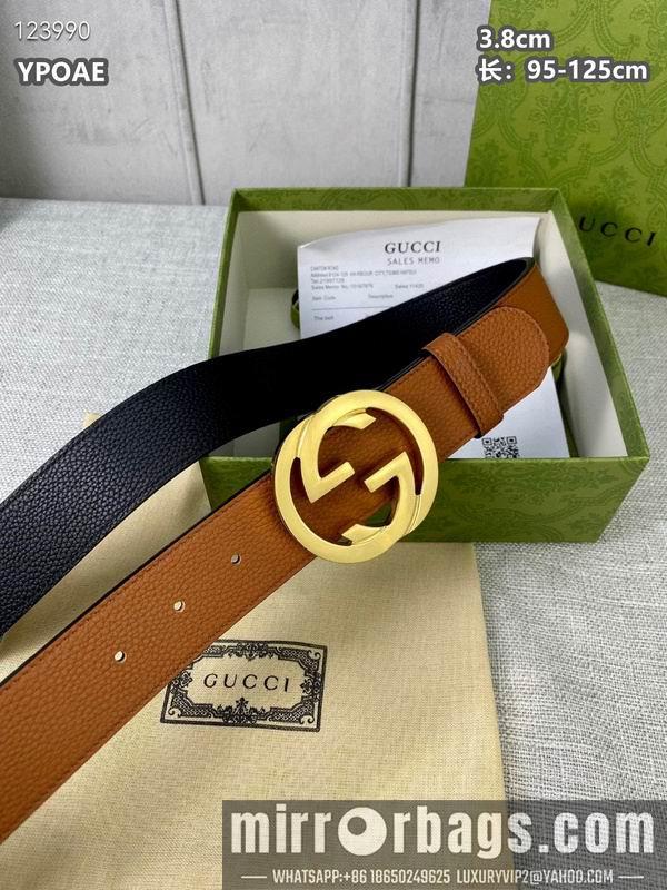 Replica Gucci belt 38mmX95-125cm 8L10