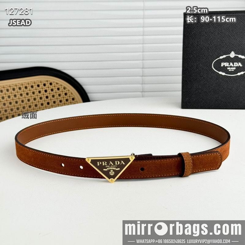 Replica Prada belt 25mmX90-115cm 8L02