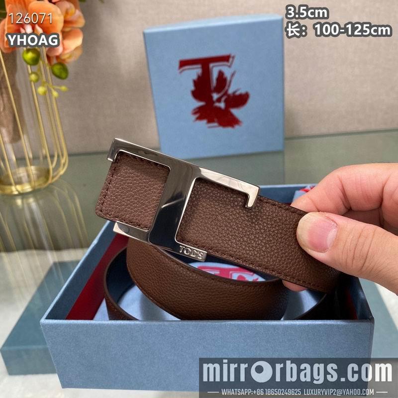 Replica Tod's belt 35mmX100-125cm 8L07