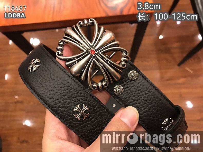 Replica Chrome Hearts belt 38mmX100-125cm 8L03