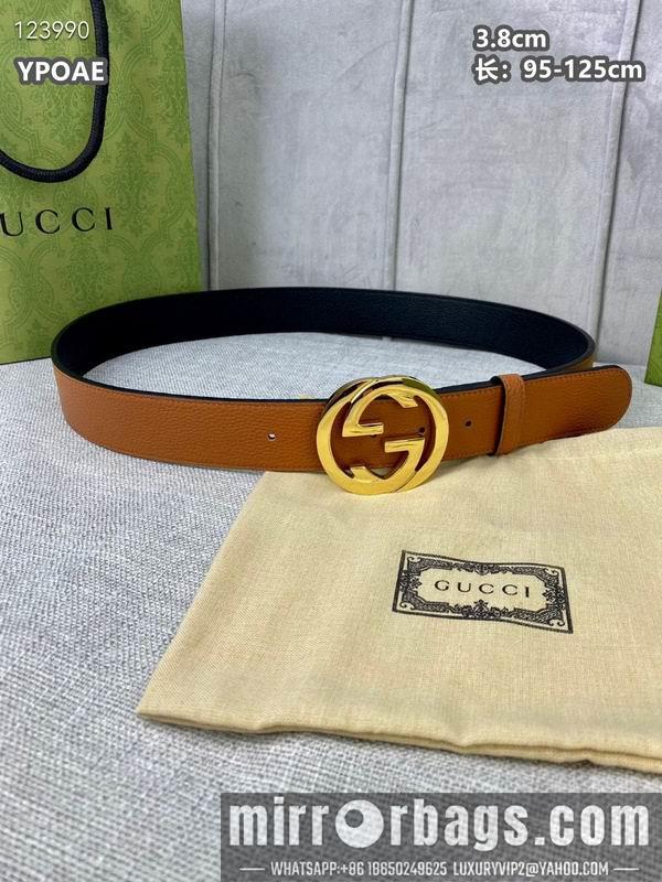 Replica Gucci belt 38mmX95-125cm 8L10