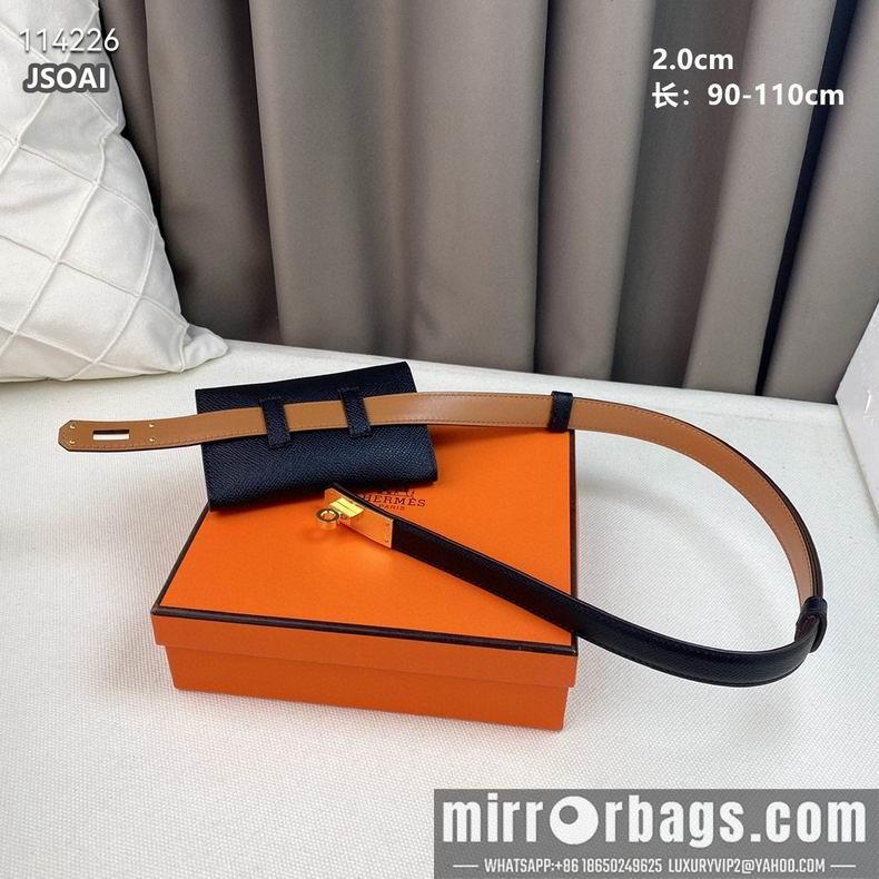 Replica Hermes belt 20mmX90-115cm 8L082501