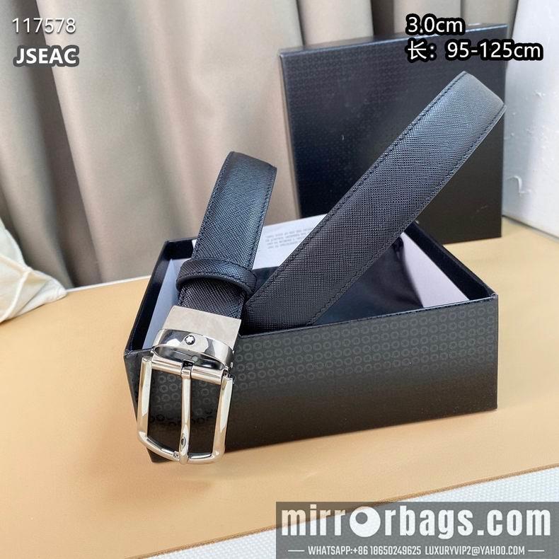 Replica Montblanc belt 30mmX95-125cm 8L04