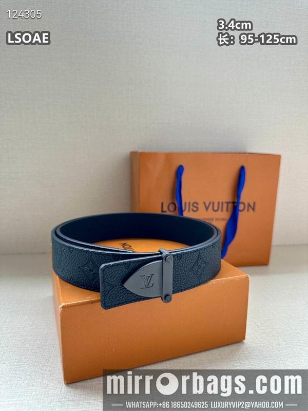 Replica LV belt 34mmX95-125cm 8L21