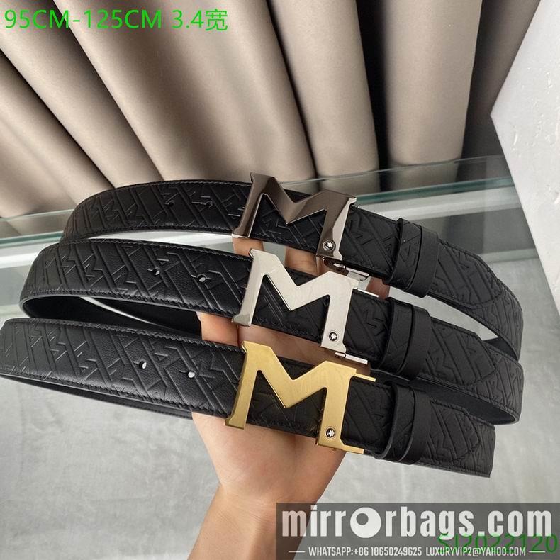 Replica Montblanc Belt 34mmX95-125CM 7D32
