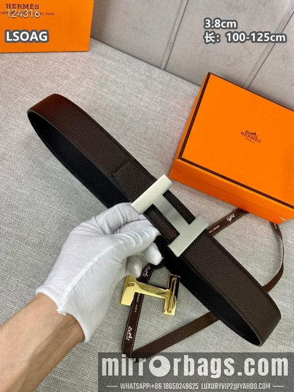 Replica Hermes belt 38mmX100-125cm 8L04