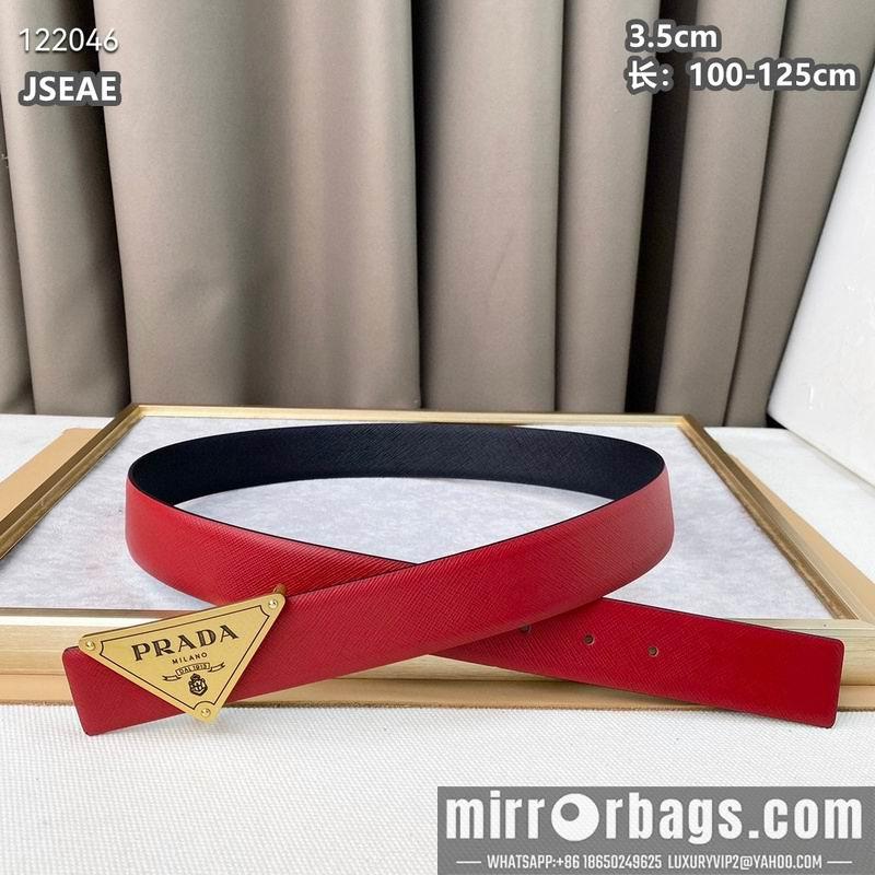 Replica Prada belt 35mmX100-125cm 8L43