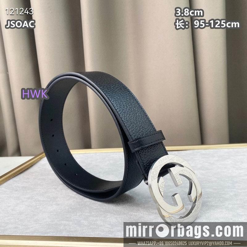 Replica Gucci belt 38mmX95-125cm 8L19