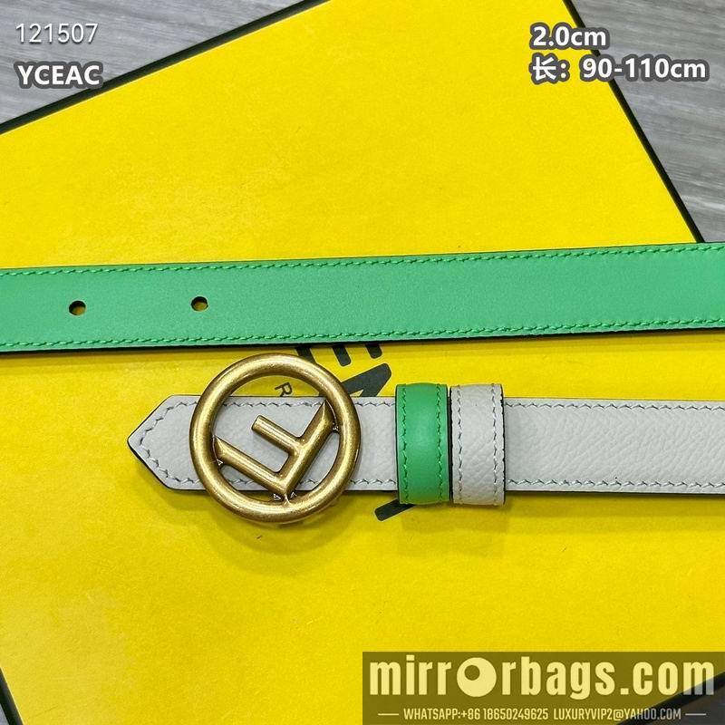 Replica Fendi belt 20mmX90-110cm 8L17