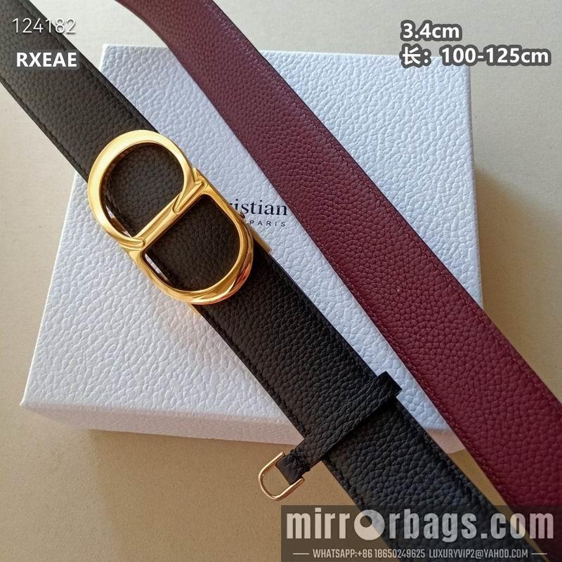 Replica Dior belt 34mmX100-125cm 8L04