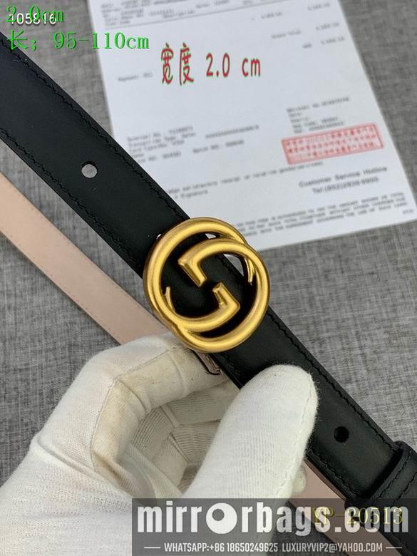 Replica Gucci belt 20mm 95-110cm 8L01