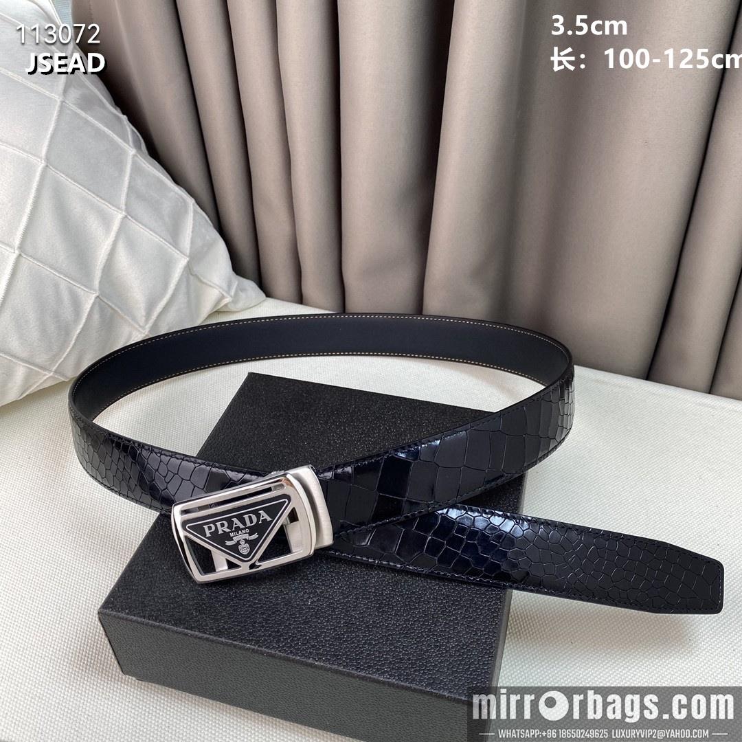 Replica Prada belt 35mmX100-125cm 8L03