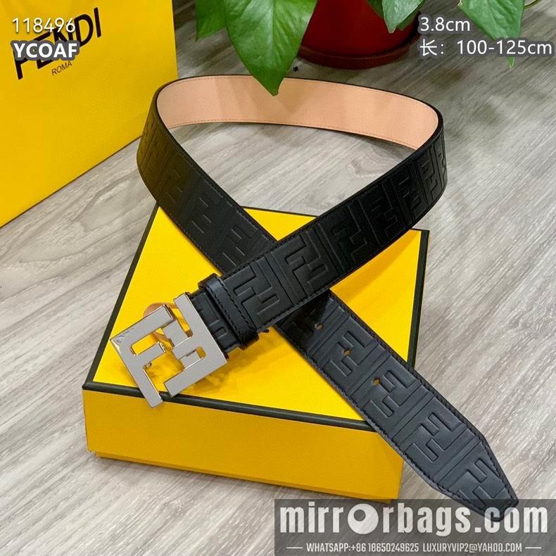 Replica Fendi belt 38mmX100-125cm 8L02