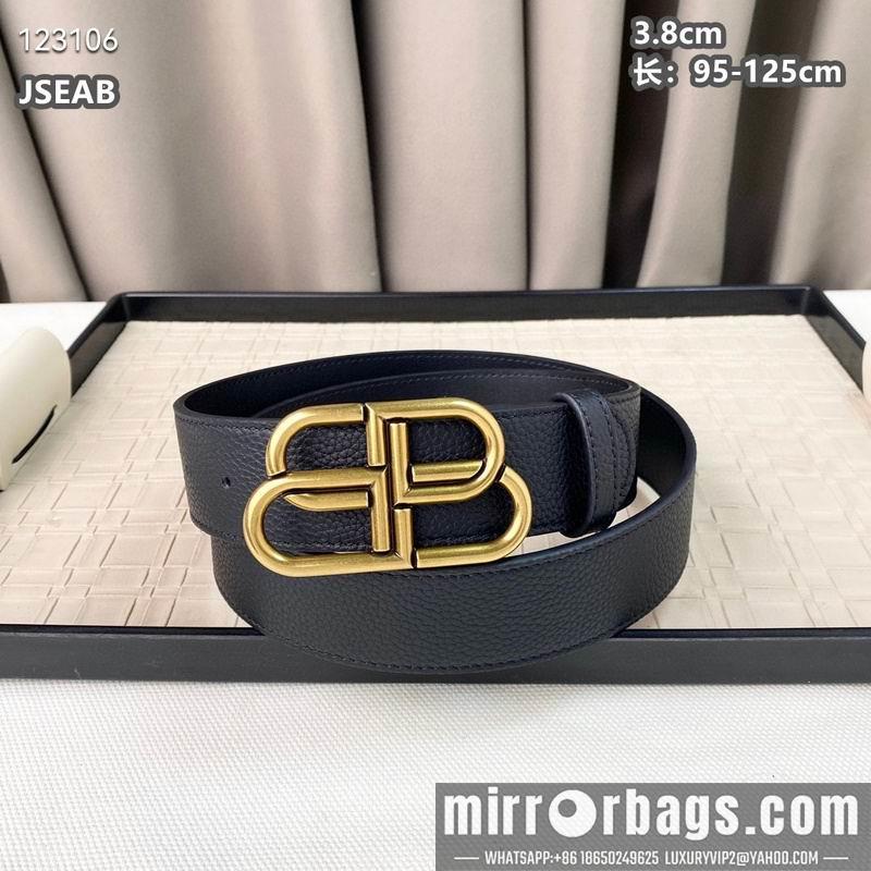 Replica Balenciaga belt 38mmX95-125cm 8L11