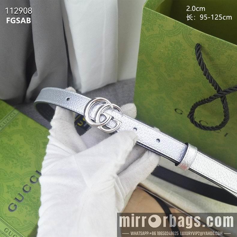 Replica Gucci belt 20mmX95-125cm 8L02