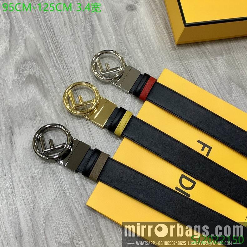 Replica Fendi Belt 34mmX95-125cm 7D03