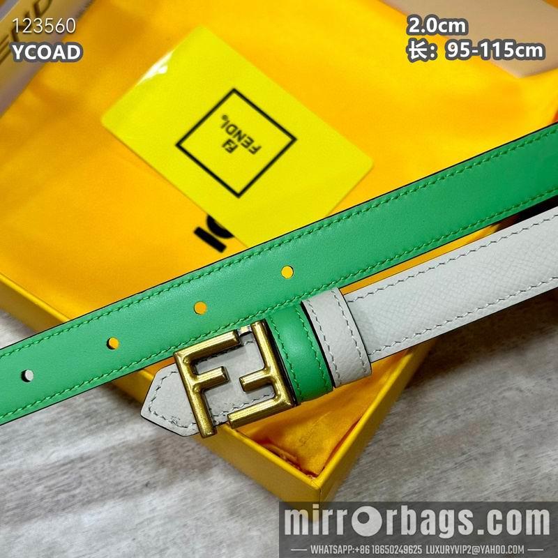 Replica Fendi belt 20mmX95-115cm 8L16