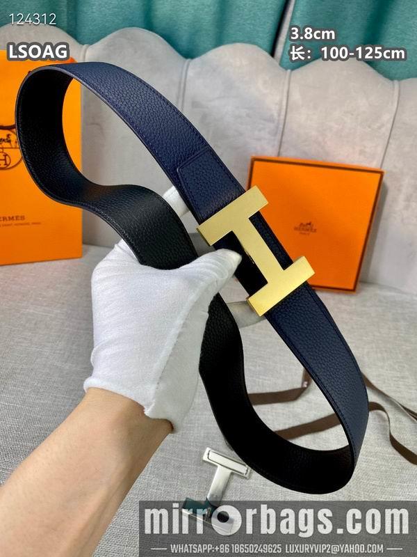 Replica Hermes belt 38mmX100-125cm 8L04