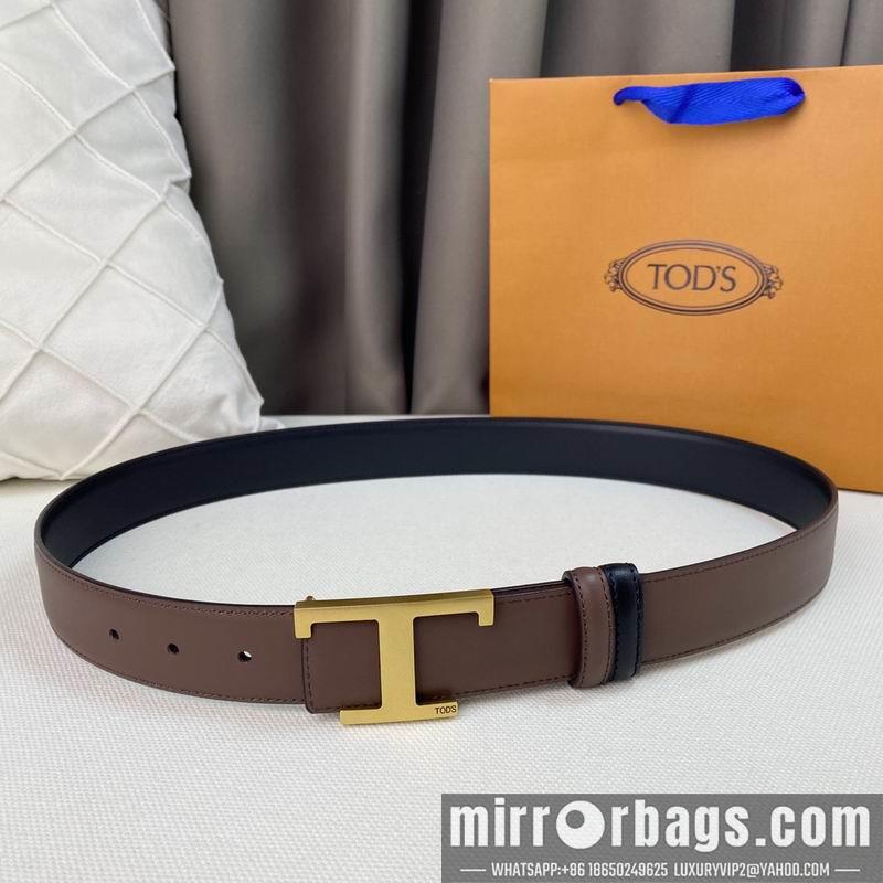 Replica Tod's belt 34mmX95-125cm 7D01
