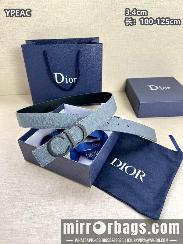Replica Dior belt 34mmX100-125cm 8L07