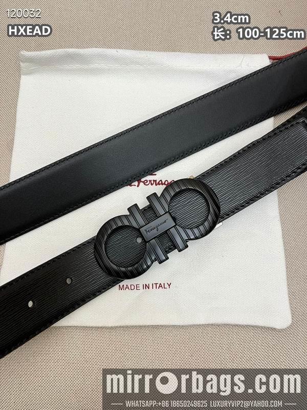 Replica Ferragamo belt 34mmX100-125cm 8L03