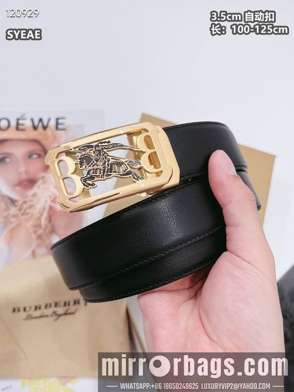Replica Burberry belt 35mmX100-125cm 8L86