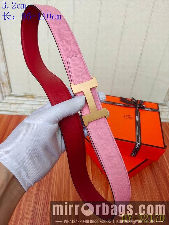 Replica Hermes Belt 32mmX95-110cm 8L08