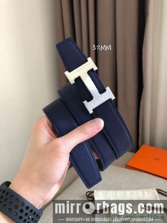 Replica Hermes Belt 32mmX95-110cm 7D20