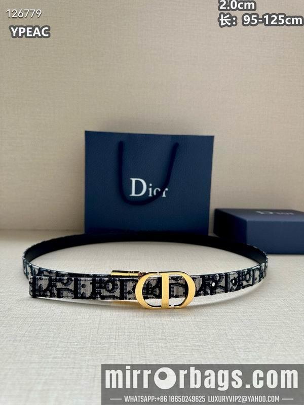 Replica Dior belt 20mmX95-125cm 8L22