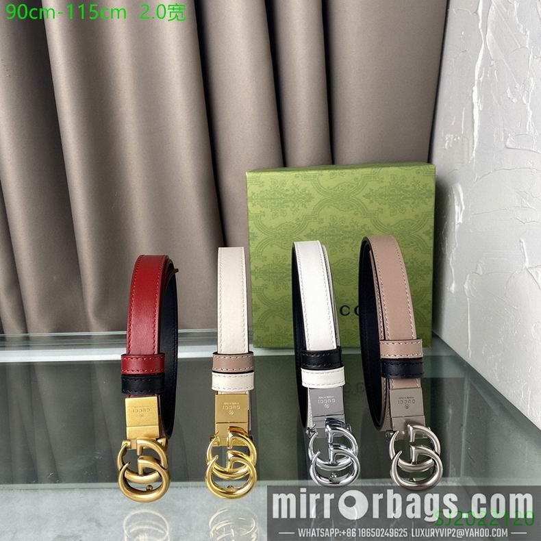 Replica Gucci Belt 20mmX90-115cm 7D01
