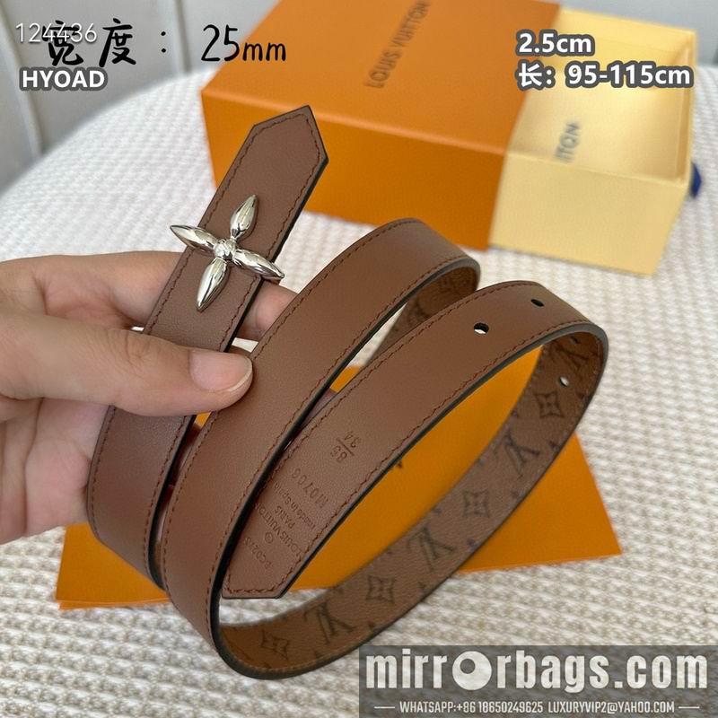 Replica LV belt 25mmX95-115cm 8L14