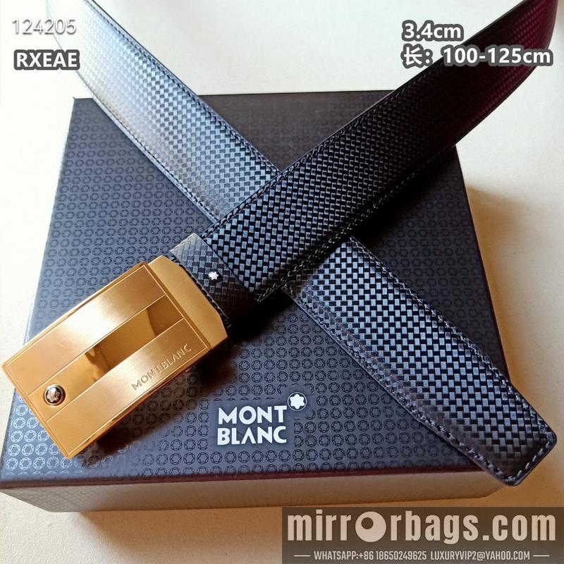 Replica Montlanc belt 34mmX100-125cm 8L11