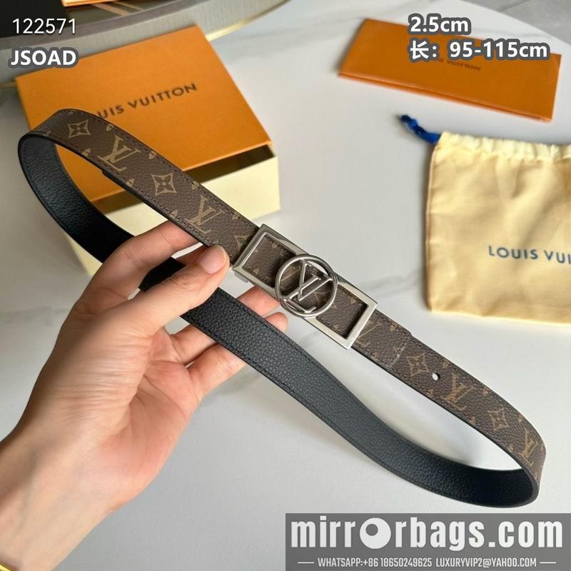 Replica LV belt 25mmX95-115cm 8L16