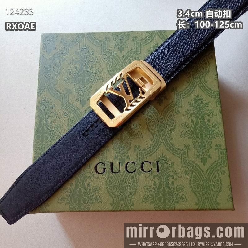 Replica LV belt 34mmX100-125cm 8L29